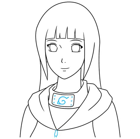 hinata sketch|How to Draw Hinata Hyuga from Naruto .